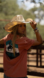 Hooey "Ranchero" Terracotta Heathered T-shirt