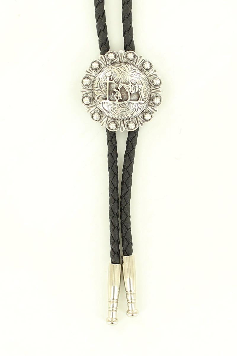 M&F Western Double S Adult Bolo Cowboy Prayer