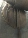 C2777 Used Cliff Barnsby All Purpose 17.5 Medium Wide Saddle