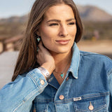 Montana Silversmiths Established Strength Turquoise Earrings