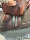 C2809 Used Stubben Jump Saddle 17" (cover included)