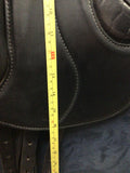 C2711 Used FairFax World Class Monoflap Dressage Saddle 17 1/2" Adjustable Tree