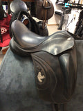 C2711 Used FairFax World Class Monoflap Dressage Saddle 17 1/2" Adjustable Tree