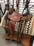 Paul Taylor 15 1/2" Ranch Cutting Saddle Round Skirt