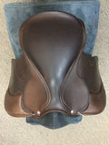 C2710 Used Cavaletti Covered Collection Dressage Saddle 17 1/2"