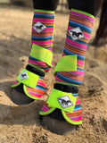 WhinneyWear Neon Vaquero Protective Sport Boots