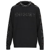 Hooey "Canyon" Hoody Black with Grey & Brown Aztec Pattern