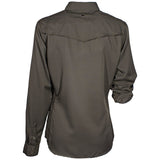 Hooey "Sol" Ladies Dark Grey Long Sleeve Pearl Snap Shirt