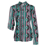 Hooey Ladies "Sol" Ladies Long Sleeve Pearl Snap Shirt