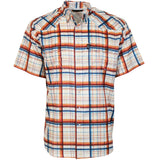 Hooey "Sol" Men’s Gardenia Cream Short Sleeve Pearl Snap