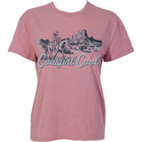 Hooey Ladies "Cowgirl Cool" T-shirt Pink w/Black & Blue Logo