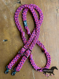 WhinneyWear 8ft Nerds Braided Reins