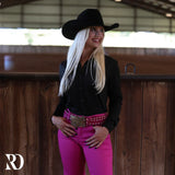 Ranch Dress'n Black Performance Rodeo Shirt