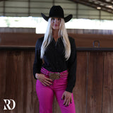 Ranch Dress'n Black Performance Rodeo Shirt