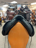 C2700 Used 17.5" Revere Saddlery Domina Dressage Saddle