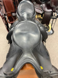 C2700 Used 17.5" Revere Saddlery Domina Dressage Saddle