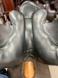 C2700 Used 17.5" Revere Saddlery Domina Dressage Saddle