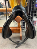 C2702 Used Keiffer Dressage Saddle 18" Medium Tree