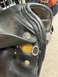C2702 Used Keiffer Dressage Saddle 18" Medium Tree