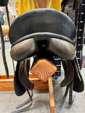 C2702 Used Keiffer Dressage Saddle 18" Medium Tree