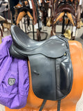 C2830 Used 18" Trilogy Amadeo Elite Dressage Saddle