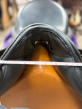 C2830 Used 18" Trilogy Amadeo Elite Dressage Saddle