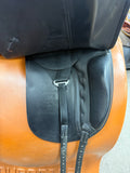 C2830 Used 18" Trilogy Amadeo Elite Dressage Saddle