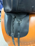C2830 Used 18" Trilogy Amadeo Elite Dressage Saddle