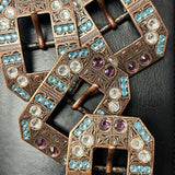 Rodeo Drive Antique Silver Buckle