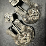 Rodeo Drive Antique Silver Buckle