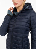 LeMieux Womens Rose Hooded Puffer Jacket
