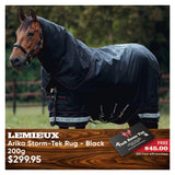 LeMieux Arika Storm-Tek Blanket with Neck Rug (200g)