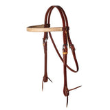 Professionals Choice Ranch Hand Rawhide Browband Headstall