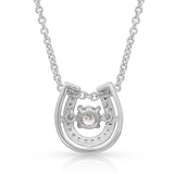 Montanta Silversmiths Dancing with Luck Horseshoe Necklace