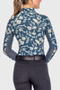 Kastel Denmark Sailor Blue French Tulip Long Sleeve 1/4 Zip Sun Shirt