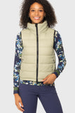 Kastel Denmark Olive Green with Sage Reversible Puffer Vest