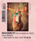 Leanin Tree Happy Birthday Party Pony Card