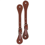 Ladies/Youth Spur Strap Bridle Leather Rich Brown