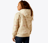 Ariat Girls Western Stamps Layla Print Hoody