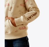 Ariat Girls Western Stamps Layla Print Hoody