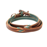 Professionals Choice Twist Emerald/Burgundy Rein