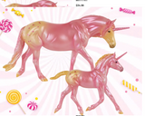 Breyer Candy Delights Unicorn & Foal Set