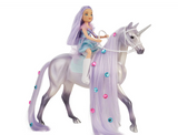 Breyer Magical Unicorn & Rider Twila & Moonstone