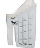 Tough1 Feed Scoop with Measurements