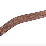 Martin Breastcollar 2 inch with Weave Tooled with Weathered Antique