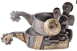 Classic Equine Cowboy Spurs 1 inch Band