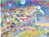 Leanin Tree Unicorn and Butterflies Birthday Card