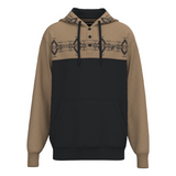 Hooey Mens Jimmy Hoody with Tan / Black Print