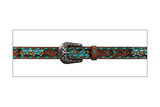 Roper Girls Floral Hand Tooled Cactus Belt