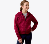 Ariat Youth Spiffy Full Zip Sweatshirt with Horsin Around Print